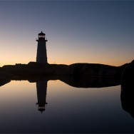 Last Light at Peggy's Cove